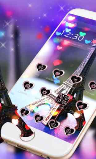Paris tower Theme Neon City 2