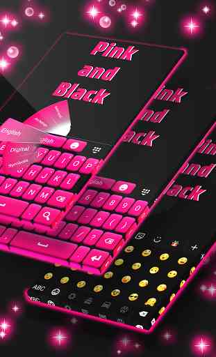 Pink and Black Free Keyboard 1