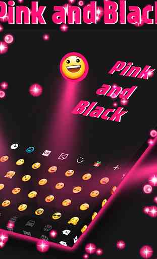 Pink and Black Free Keyboard 3
