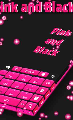 Pink and Black Free Keyboard 4