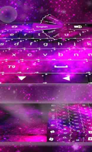 Pink Galaxy Keyboard 2