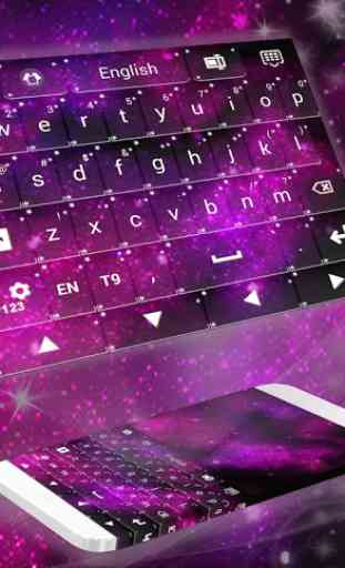 Pink Galaxy Keyboard 4