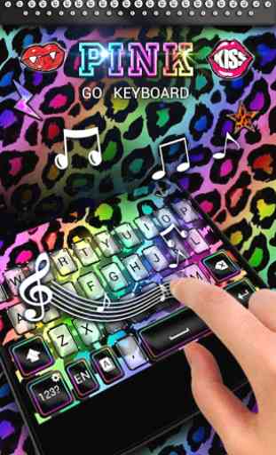 Pink GO Keyboard Theme & Emoji 2