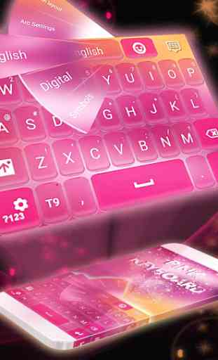 Pink Keyboard for Android 1