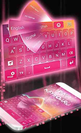 Pink Keyboard for Android 3