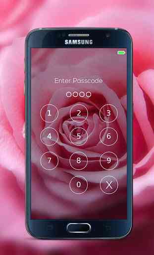 Pink Love password Lock Screen 2
