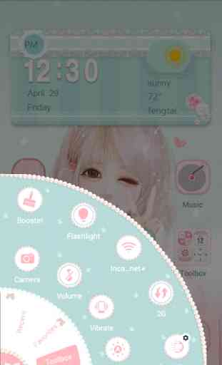 Pink Wink - Launcher Theme 2