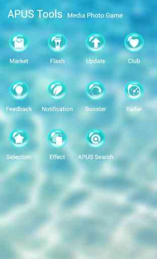 Pure Water-APUS Launcher theme 3