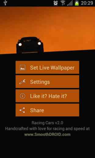 Racing Cars LIVE Wallpaper 3
