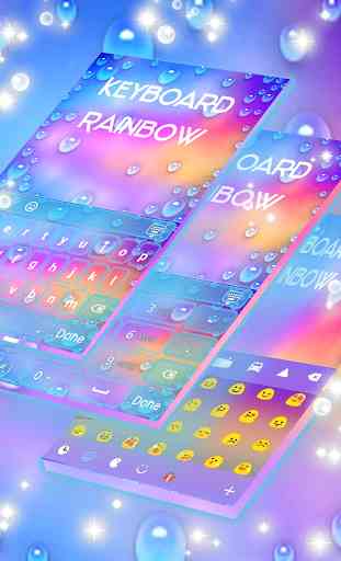 Rainbow Keyboard with emojis 2