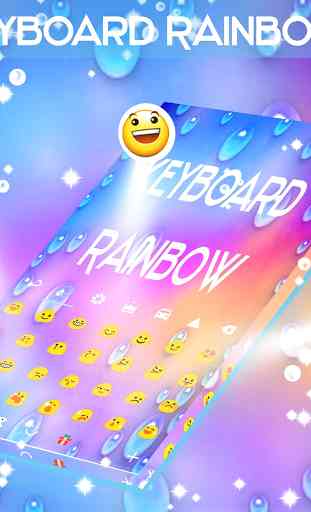 Rainbow Keyboard with emojis 3