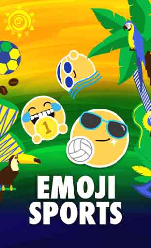 Rio Summer Sports Emoji Pack 1