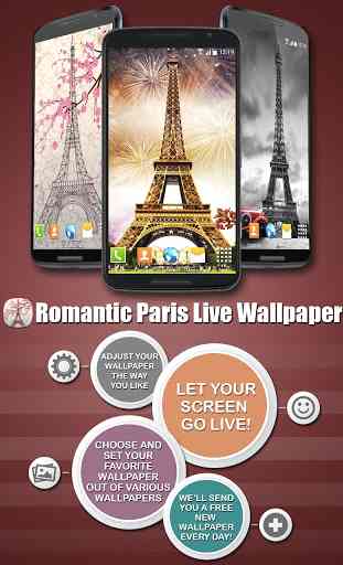 Romantic Paris Live Wallpaper 1