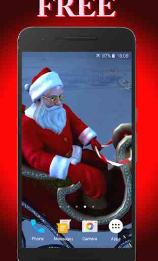 Santa Claus 3D Live Wallpaper 2