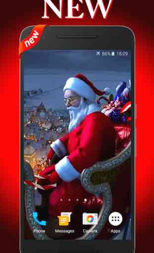 Santa Claus 3D Live Wallpaper 4