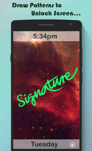 Signature Lock Screen 1