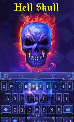 Skull Keyboard for Facemoji 1