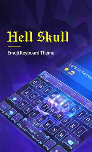 Skull Keyboard for Facemoji 2