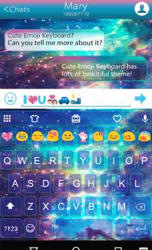 Star Galaxy Emoji Keybaord 1