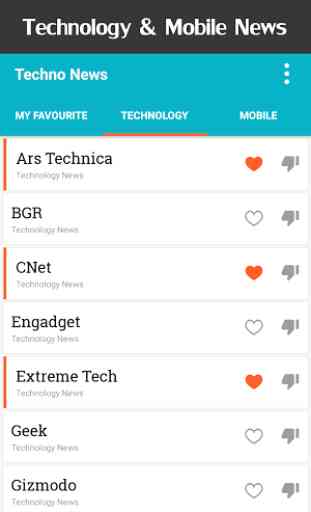 Technology News Mobile App 2