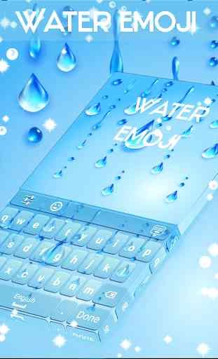 Water Theme for Emoji Keyboard 1