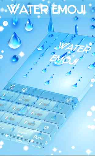 Water Theme for Emoji Keyboard 4