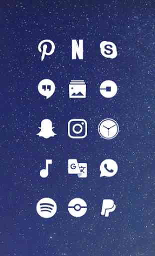Whicons - White Icon Pack 1