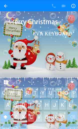 2017 Merry Christmas Keyboard 1