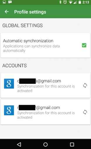 Accounts Sync Profiler 2