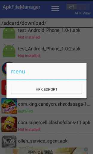 APK Manager(add/del/Ext/Share) 3