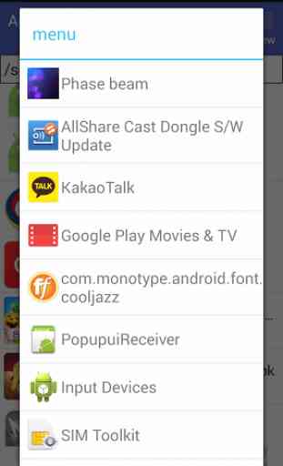 APK Manager(add/del/Ext/Share) 4