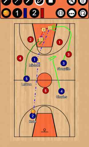 Basketball Tactic Board 1