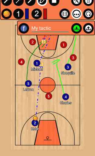 Basketball Tactic Board 3