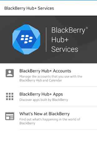 BlackBerry Hub+ Services 1