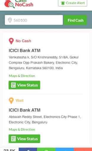CashNoCash - ATM Finder app 2