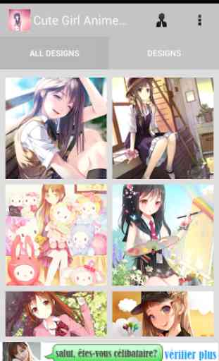 Cute Girl Anime Wallpaper 2