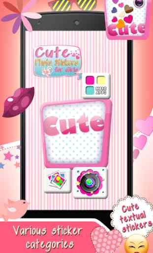 Cute Photo Stickers for Girls 3