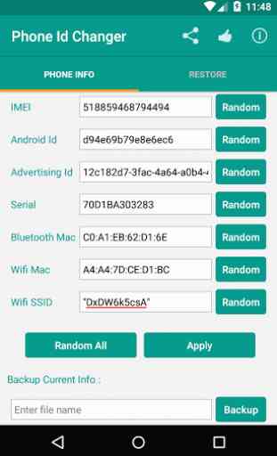 Device Id IMEI Changer Xposed 1
