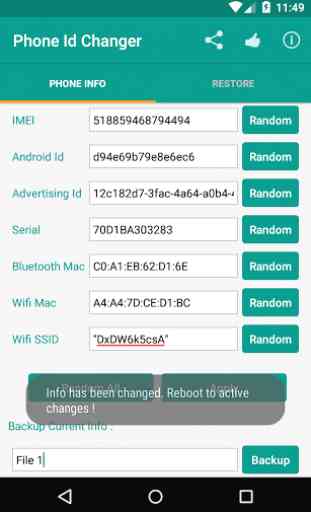 Device Id IMEI Changer Xposed 2
