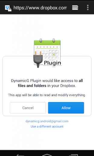 DynamicG Dropbox Plugin 3