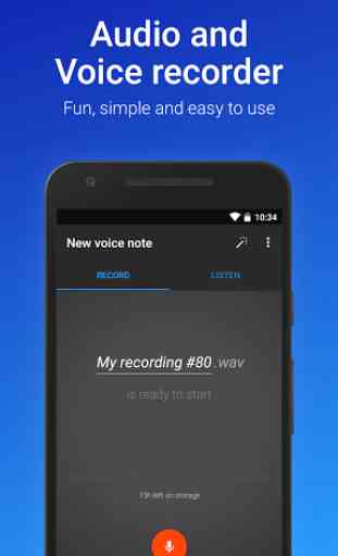 Easy Voice Recorder Pro 1