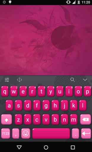 Emoji Keyboard+ Red Love Theme 1
