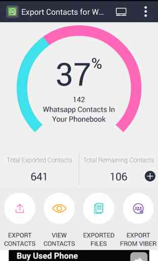Export Contacts For WhatsApp 1