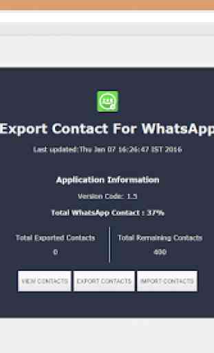 Export Contacts For WhatsApp 4