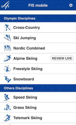 Fis-ski mobile & live timing 1
