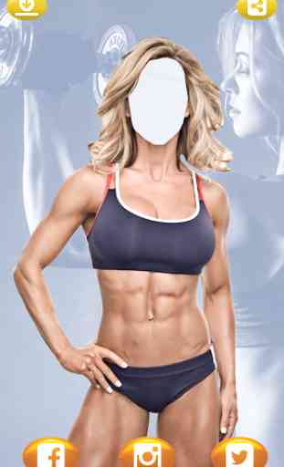 Fitness Girl Suit Photo Editor 1