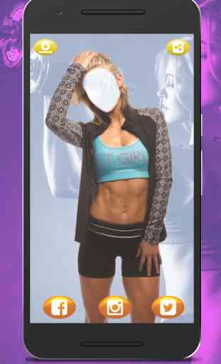 Fitness Girl Suit Photo Editor 2