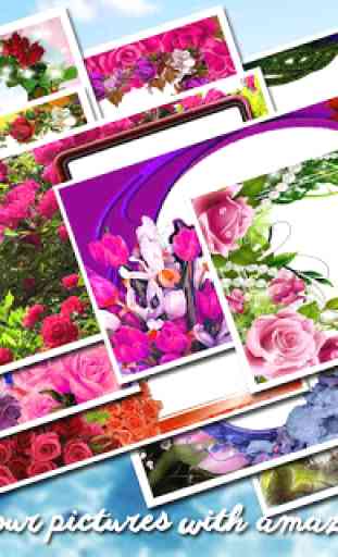 Flowers Collage Photo Editor 3