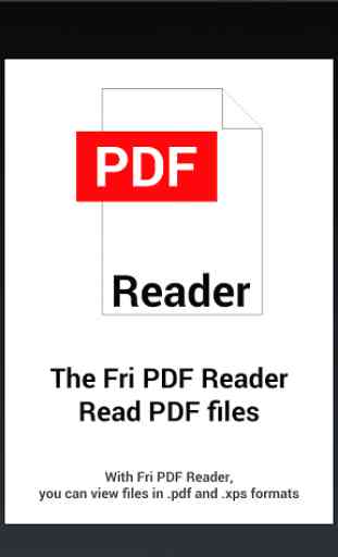 Fri PDF XPS Reader Viewer 1