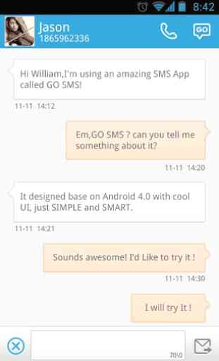 GO SMS Pro Free Message Plugin 2
